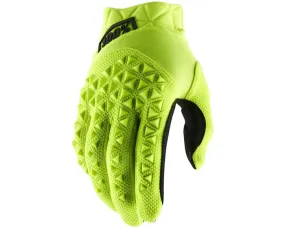 100% Youth Glove Airmatic Fluro Yellow