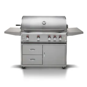 Blaze Professional LUX 44-Inch 4-Burner Freestanding Liquid Propane Grill With Rear Infrared Burner
