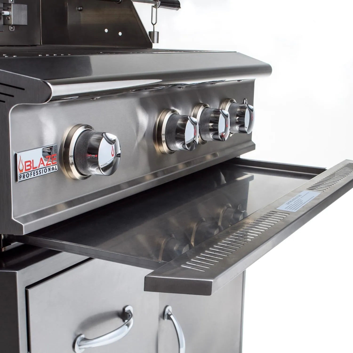 Blaze Professional LUX 44" 4-Burner Freestanding Natural Gas Grill With Rear Infrared Burner