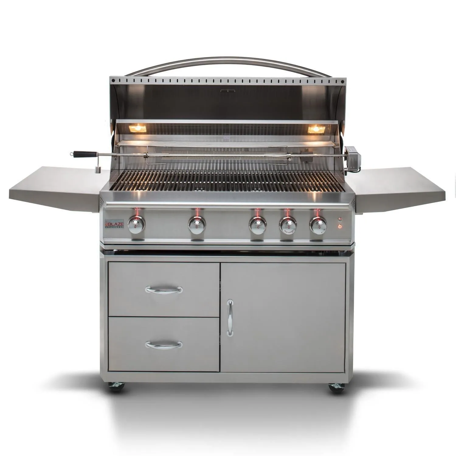 Blaze Professional LUX 44" 4-Burner Freestanding Natural Gas Grill With Rear Infrared Burner