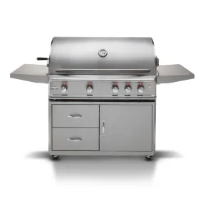 Blaze Professional LUX 44" 4-Burner Freestanding Natural Gas Grill With Rear Infrared Burner