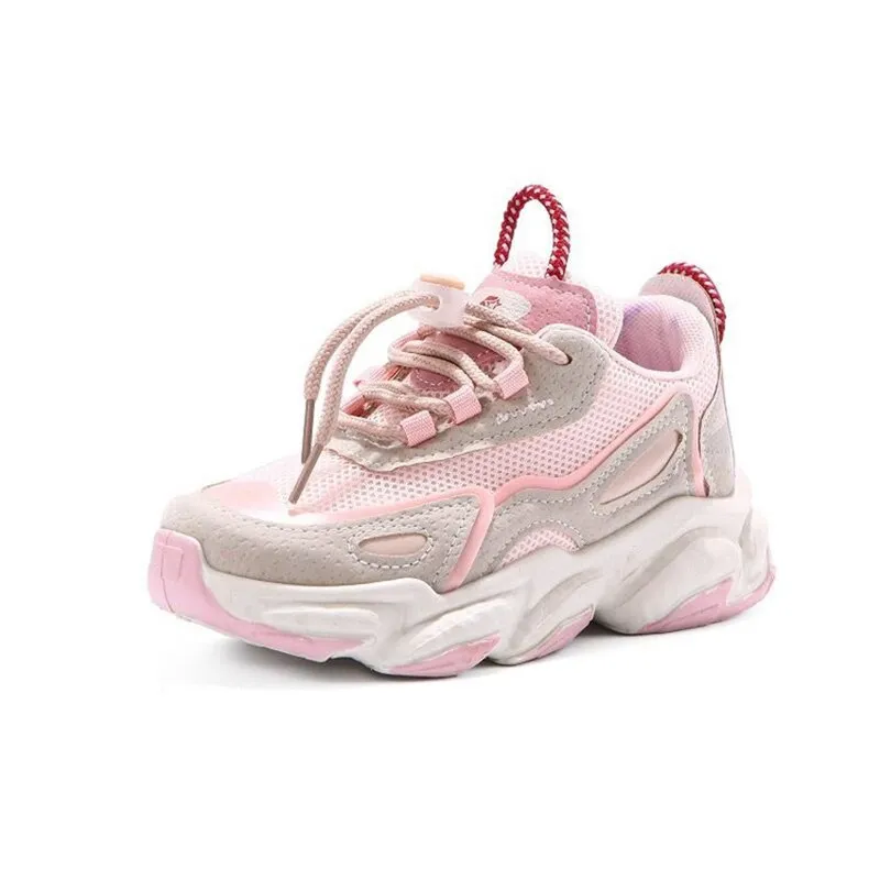 Children Shoes Clunky Sneakers Breathable Mesh Running Sports Shoes