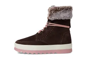 Cougar Women's Vanetta Cocoa Suede Size 6 Premium Faux Fur Mid Boot