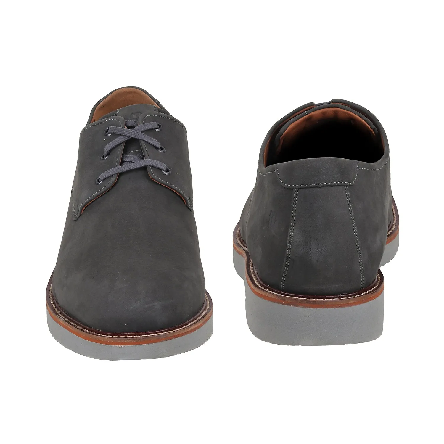 Dunham - CH9102 <br> Big Size Extra Wide Extra Light Weight Olive Suede Leather Casual Shoes For Men