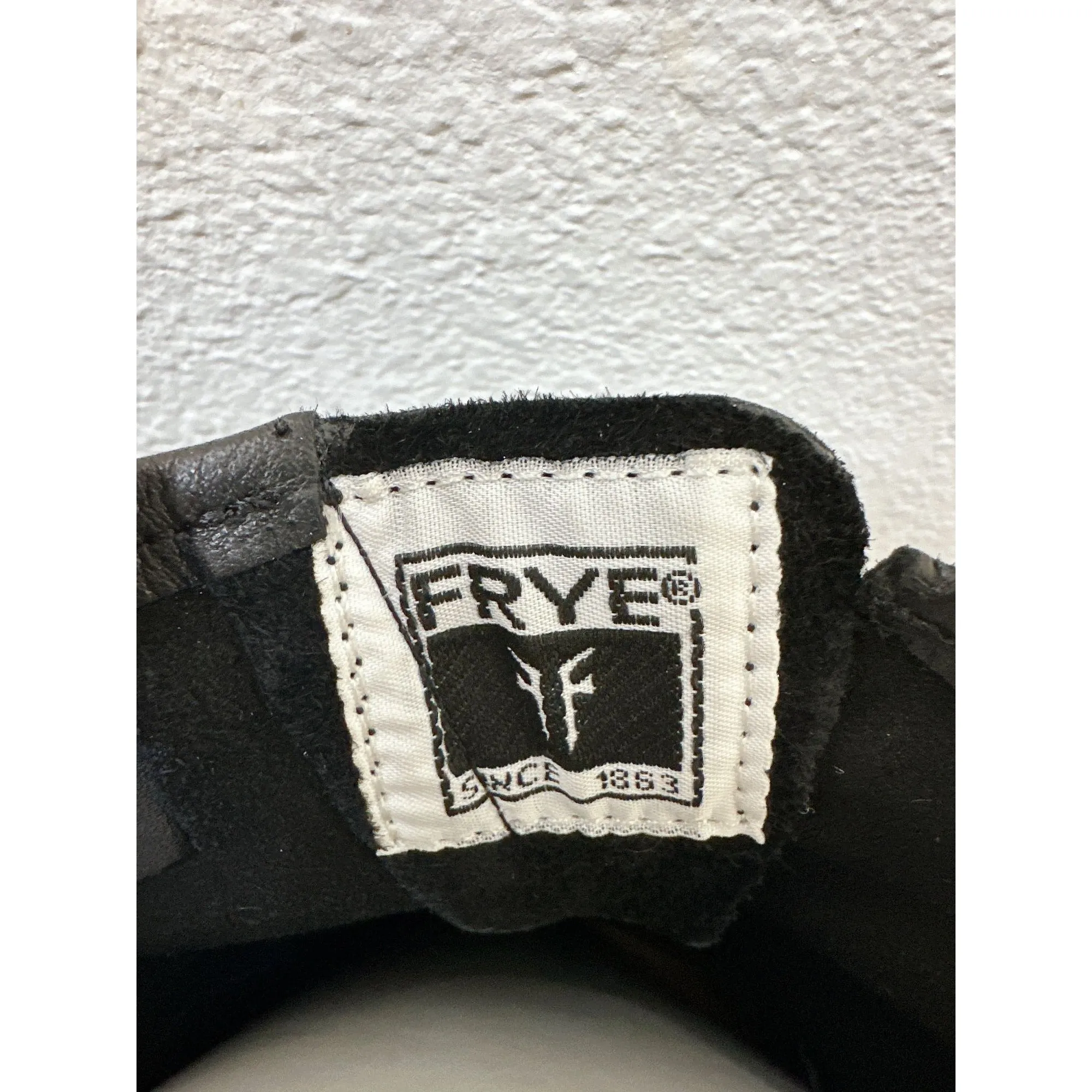 Frye Black Leather Harness Boots Size 5.5