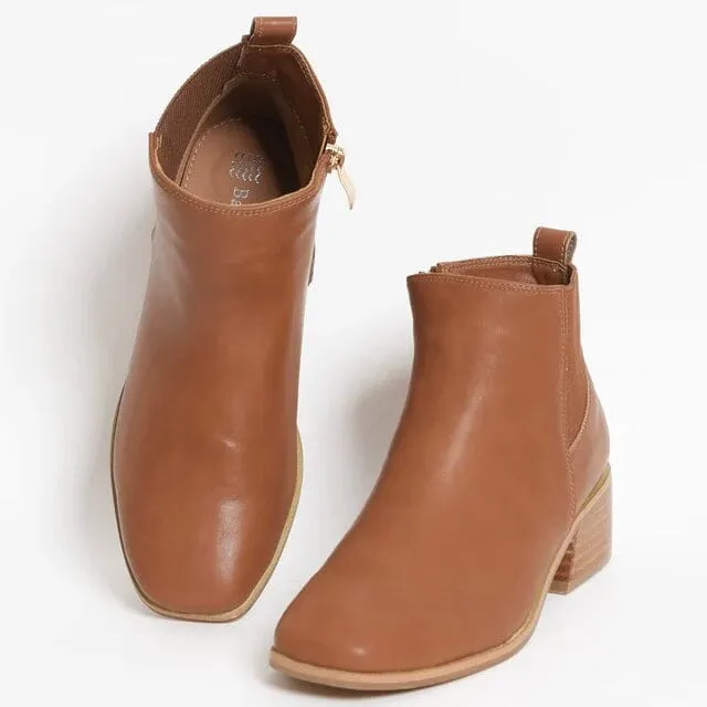 Layla Ankle Boot - Tan