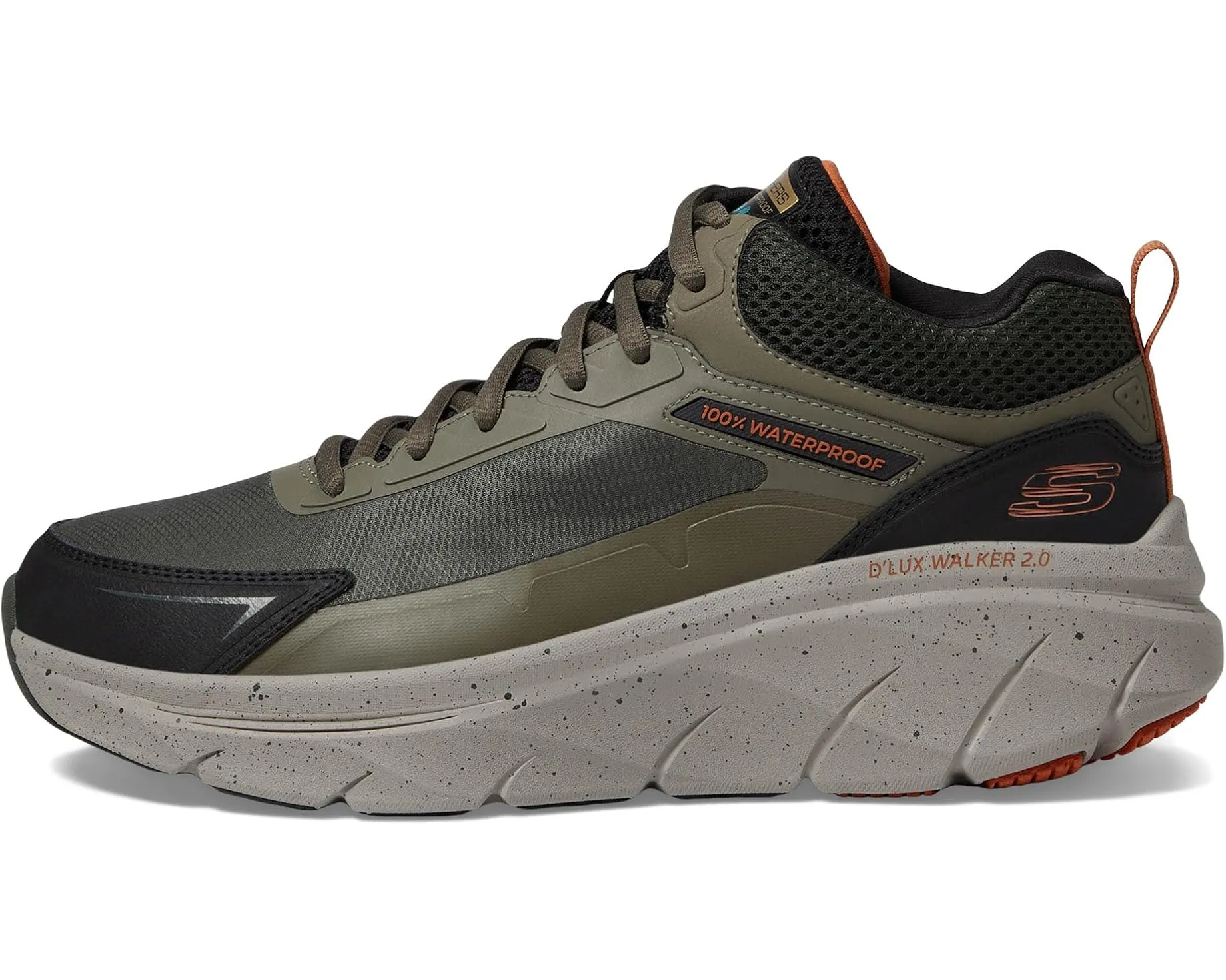 Men's SKECHERS D'Lux Walker 2.0 Grailo Waterproof (X-Wide)