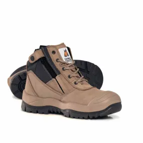 Mongrel 461060 Stone Zipsider Boot with Scuff Cap