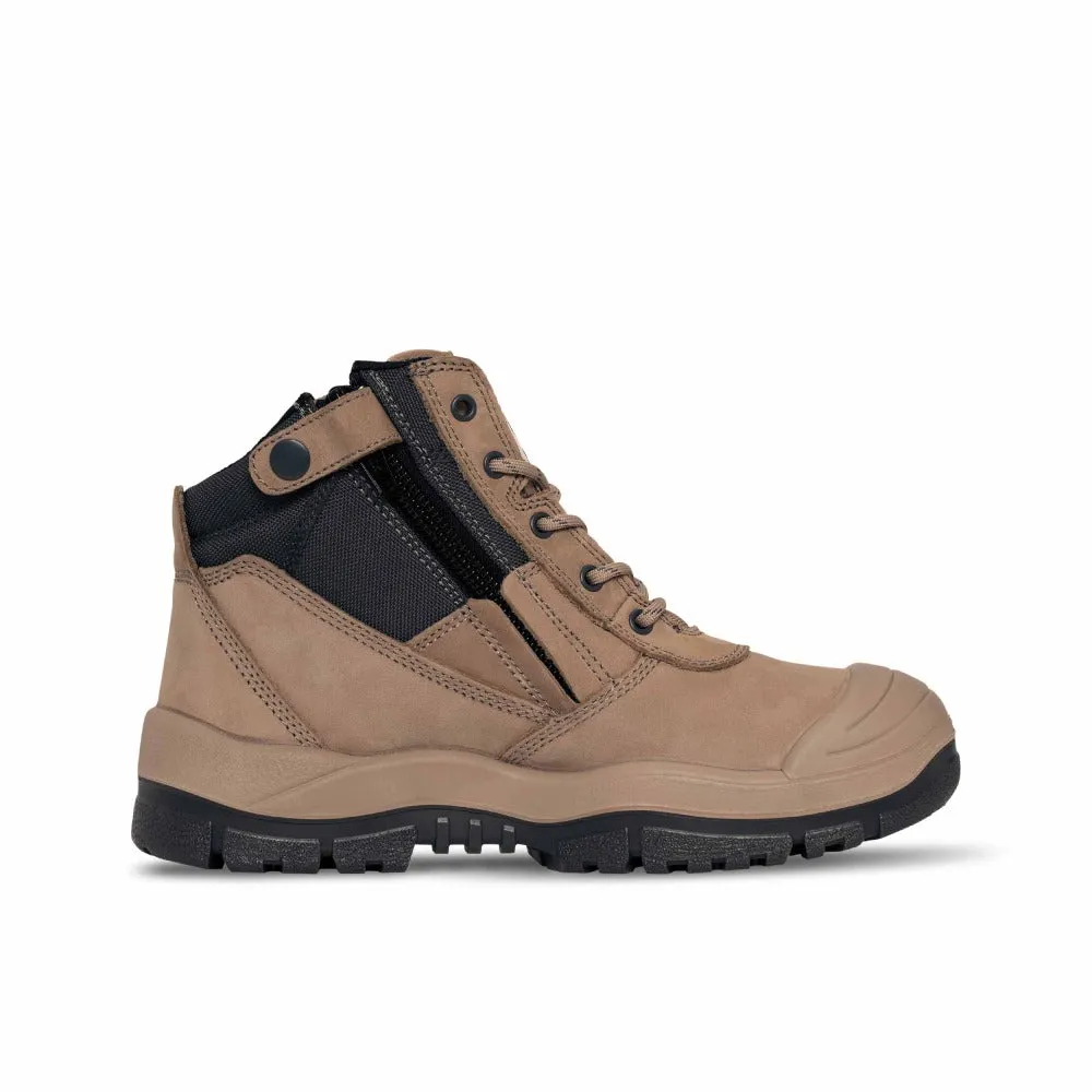 Mongrel 461060 Stone Zipsider Boot with Scuff Cap