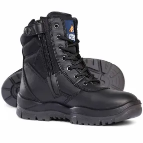 Mongrel Black Non Safety High Leg Zipsider Boot (951020)