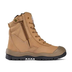 Mongrel Wheat High Leg ZipSider Boot w/ Scuff Cap - 451050