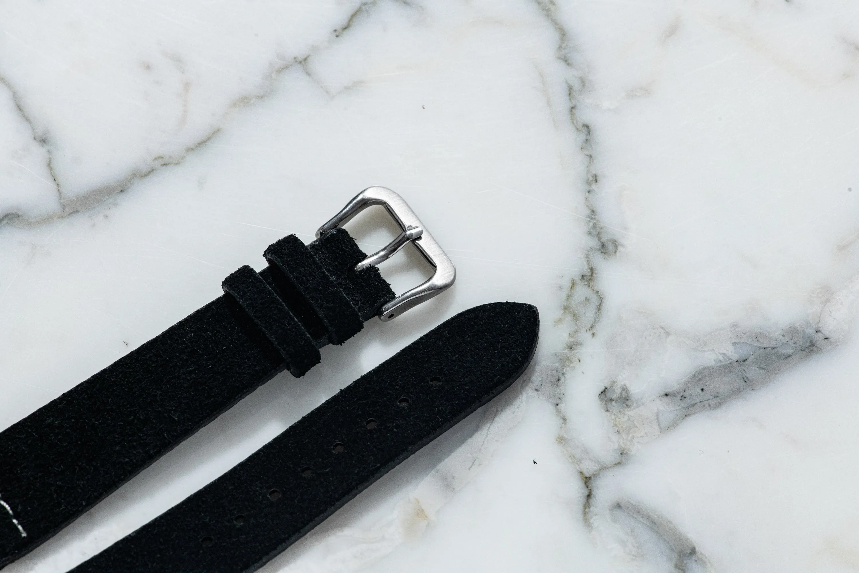 Nome Black Suede Strap