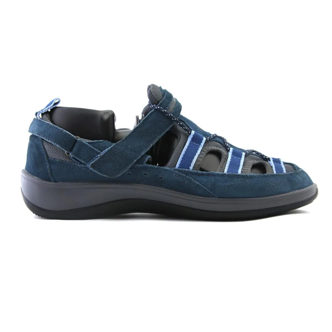 Orthofeet Women Naples Heel Strap - Blue (EX)