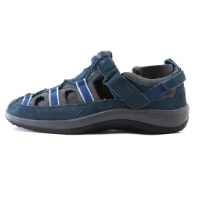 Orthofeet Women Naples Heel Strap - Blue (EX)
