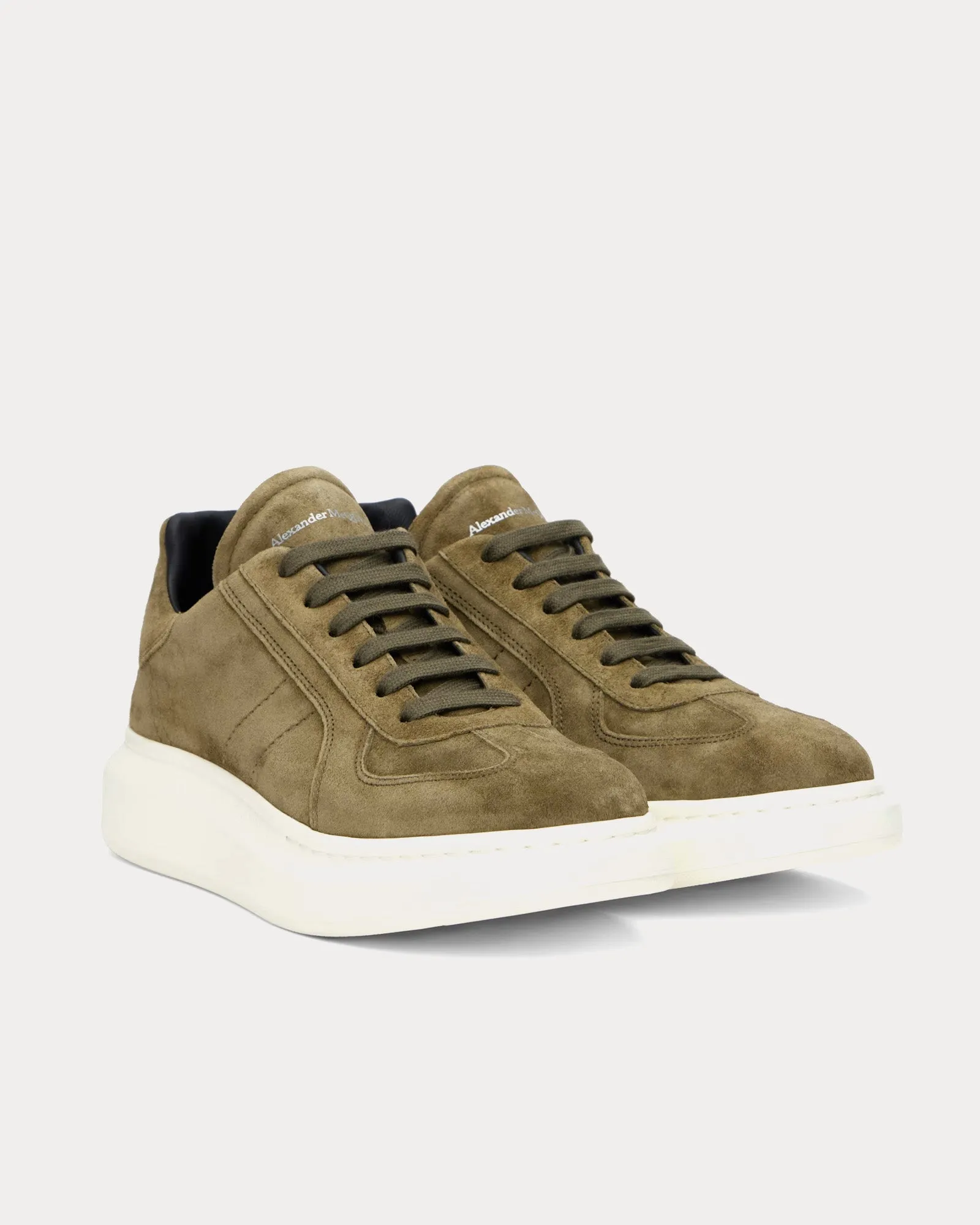 Oversized Retro Khaki Low Top Sneakers