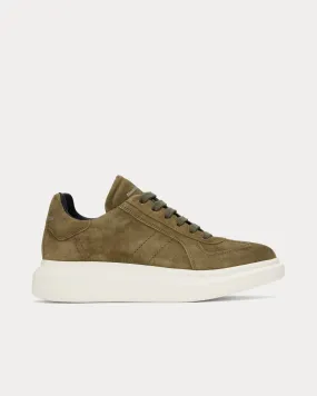Oversized Retro Khaki Low Top Sneakers
