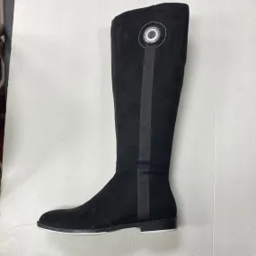 SALE Lolit F2109 Black Suede Boot White Stitching