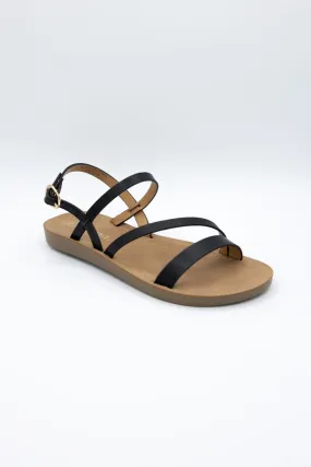 Soda Enfold Sandals for Women in Black | ENFOLD-S BLACK