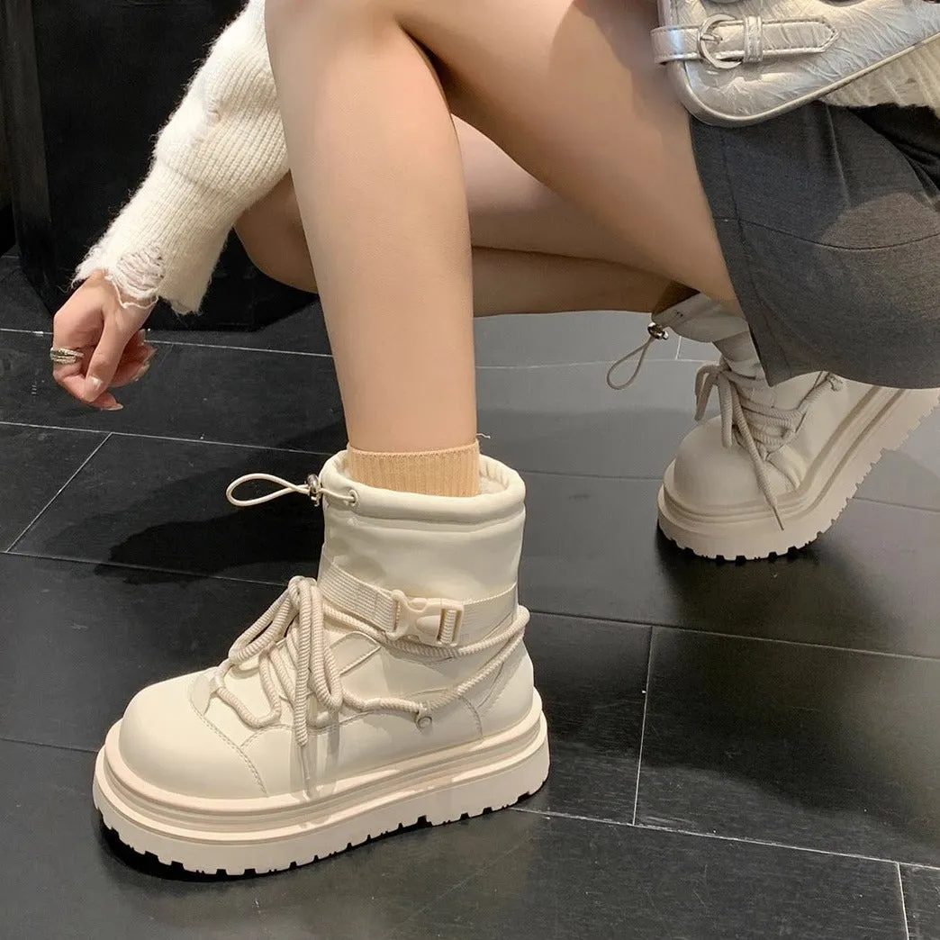 Thermal Lace-Up Chunky Martin Boots