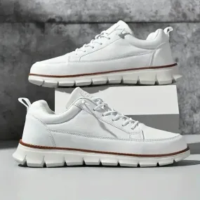 Ultra-Comfy White Soft Sole Casual Shoes for Men