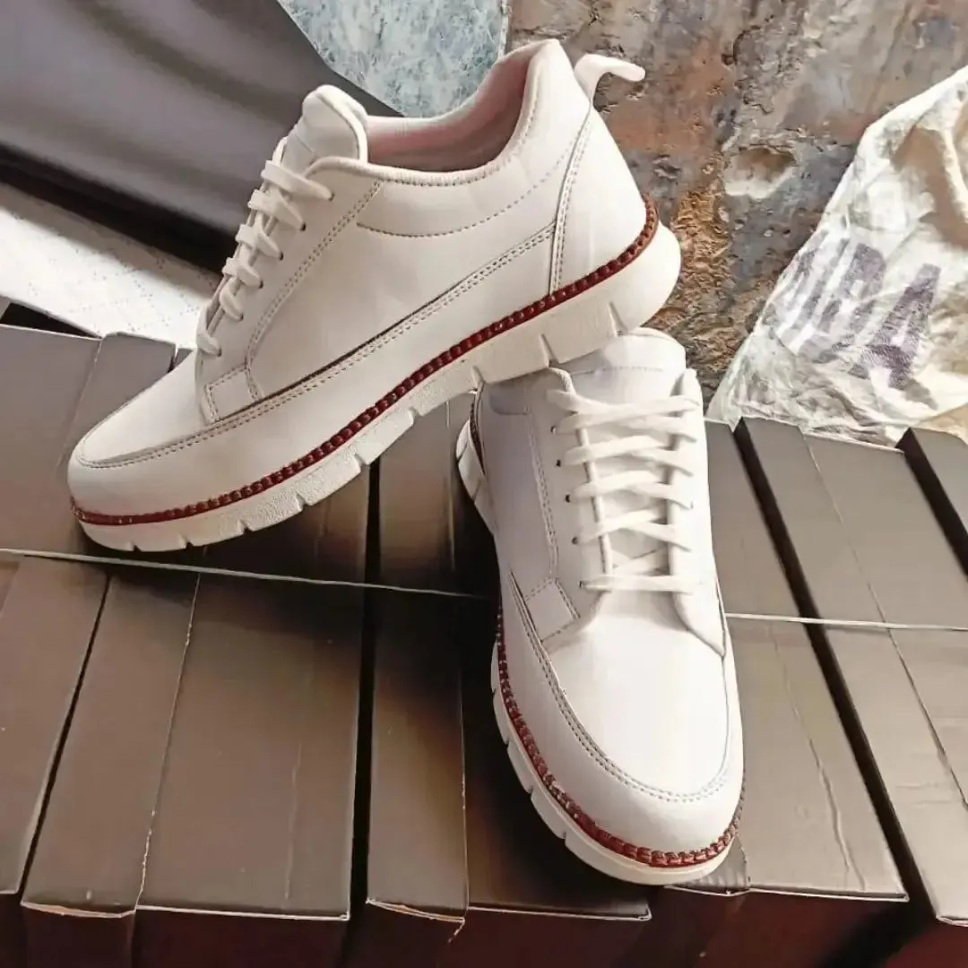 Ultra-Comfy White Soft Sole Casual Shoes for Men