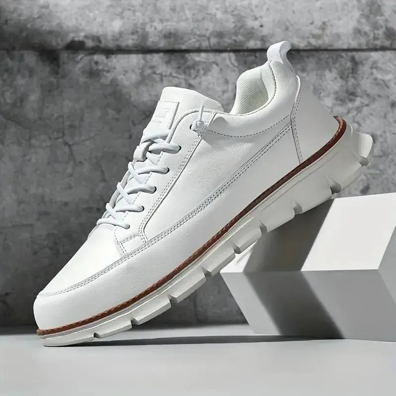 Ultra-Comfy White Soft Sole Casual Shoes for Men