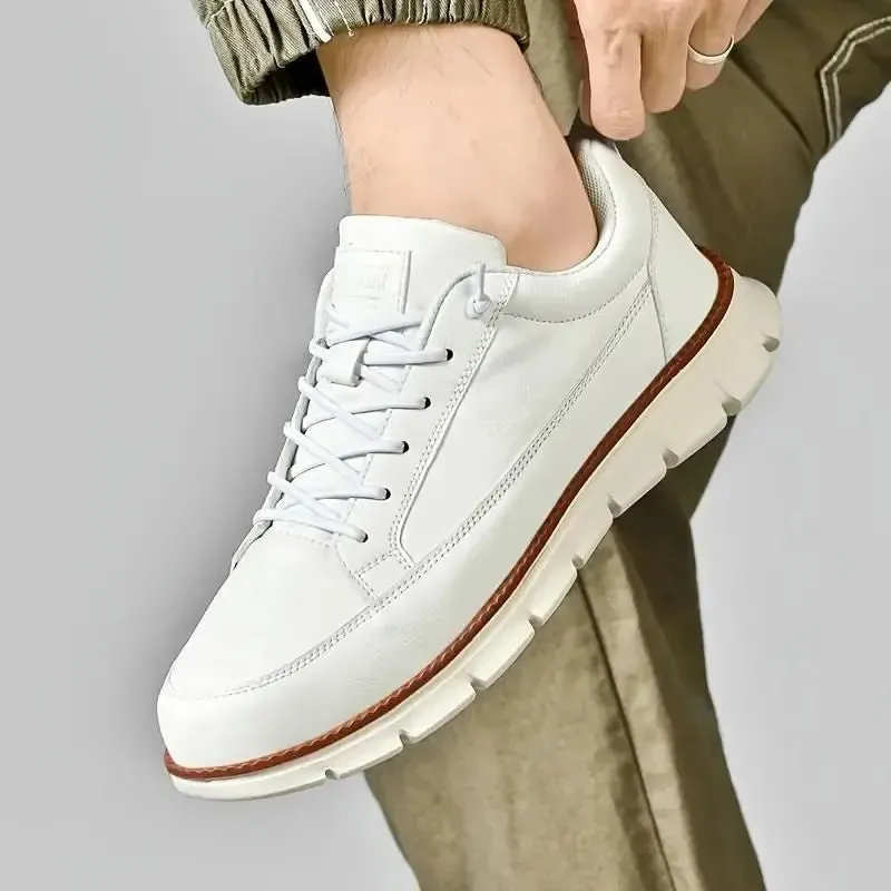 Ultra-Comfy White Soft Sole Casual Shoes for Men