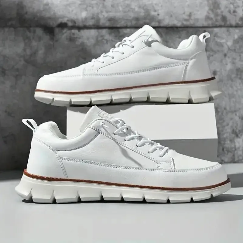 Ultra-Comfy White Soft Sole Casual Shoes for Men
