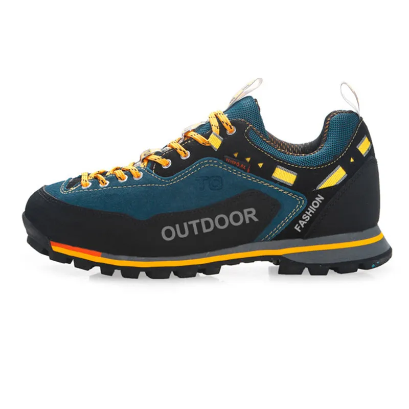 Waterproof Hiking Shoes For Men Suede Mountain Climbing Shoes Quality Outdoor Trekking Shoes Breathable Hiking Hunting Boots