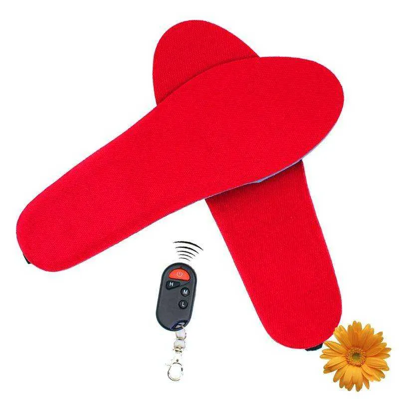 Women Men Winter Thermal Thick Insoles Electric Foot Warmer