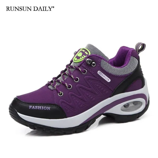 Women's Athletic Walking Sneakers Breathable Gym Jogging Tennis Shoes