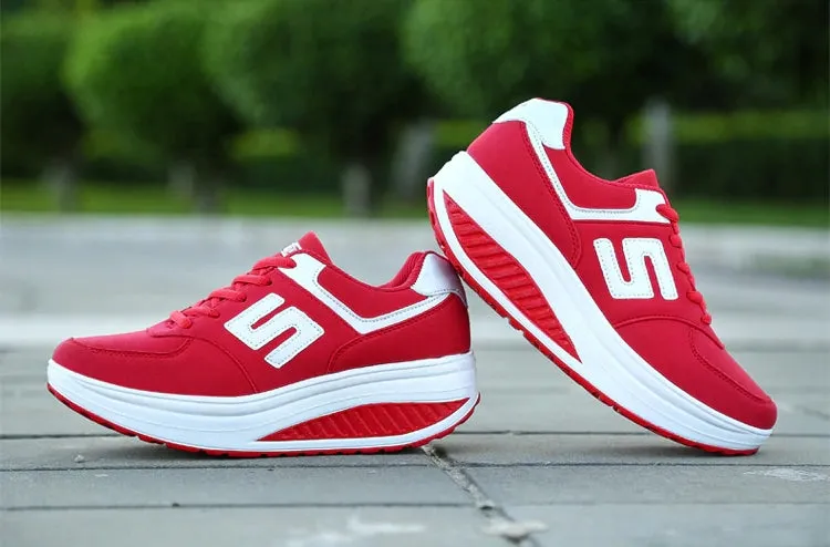 Women's Breathable Mesh Lace Up Casual Sneakers