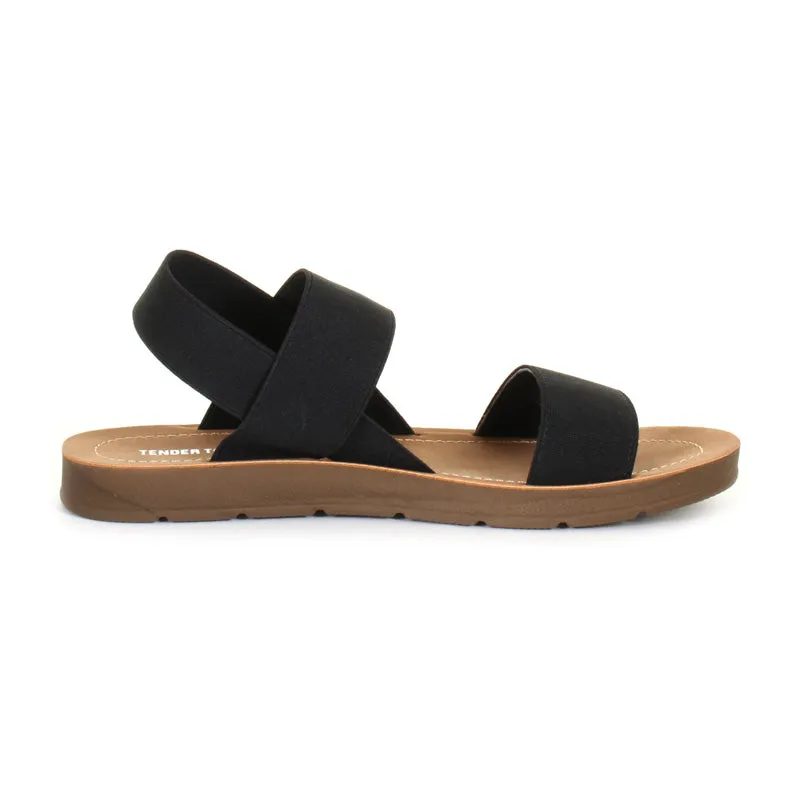 Women's Rae Elastic Sling Sandal Black