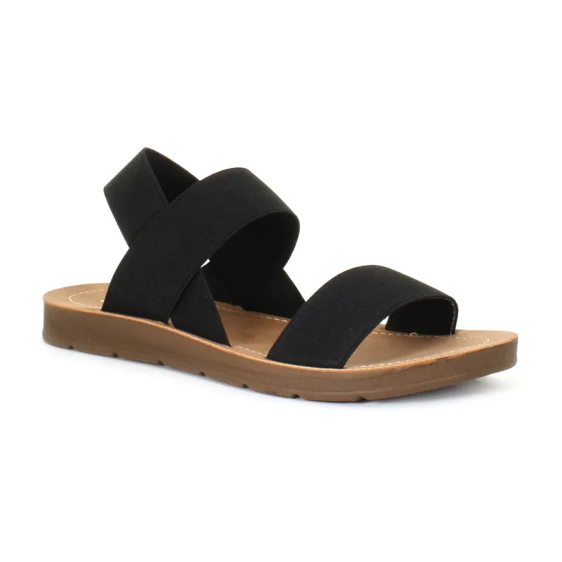 Women's Rae Elastic Sling Sandal Black