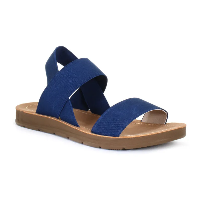 Women's Rae Elastic Sling Sandal Navy